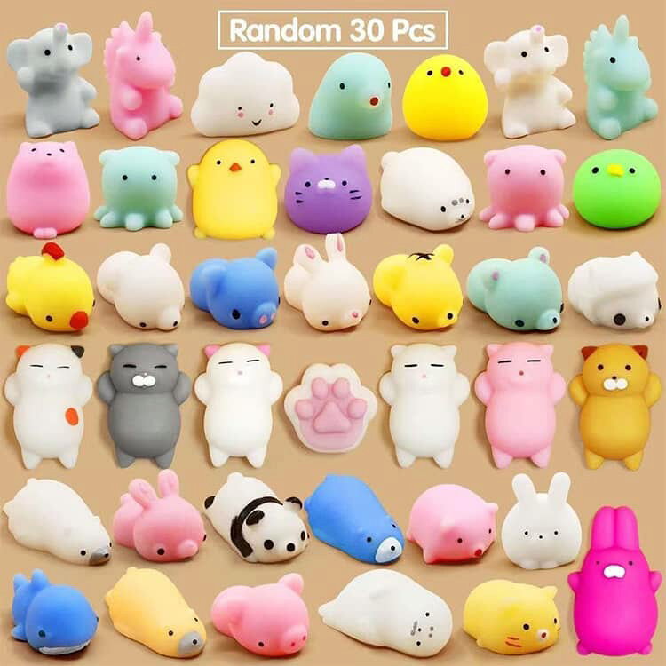 60個セット スクイーズ 動物 ストレス解消グッズ スクイーズ玩具 パーティー フィラー 癒しグッズ 子供景品 握る おもちゃ ぷにぷに動物 かわいい 暇つぶし 低反発 柔らかい 弾性 お祭り クリスマス 誕生日プレゼント 贈り物 お祭り景品 ichigoichi39-10007229 トゥモロードレッシング サンプル画像2