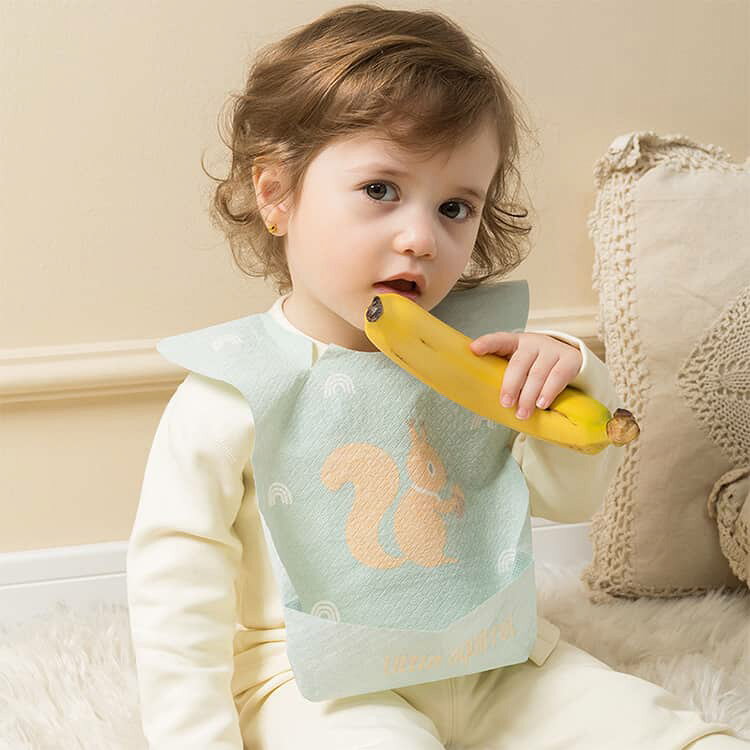 使い捨てエプロン 子供 お食事エプロン 使い捨て 紙エプロン 食事用エプロン 離乳...