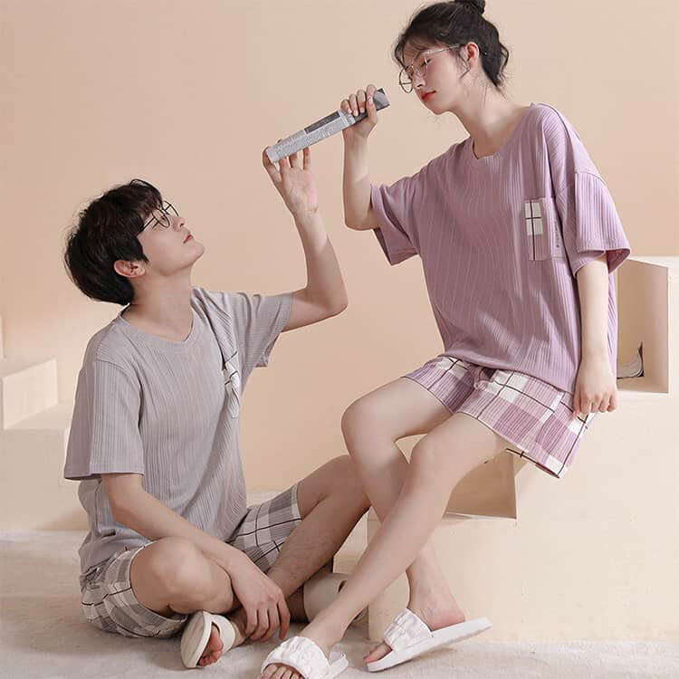 ペア パジャマ 半袖 夏 カップルパジャマ クマ レディース パジャマ メンズ 綿 ペアパジャマ おしゃれ ルームウェア 春 夏 結婚祝い プレゼント ペア パジャマ 外出 スウェット 上下セット 部屋着 パジャマ カップル お揃い プレゼント 母の日 ギフト 2