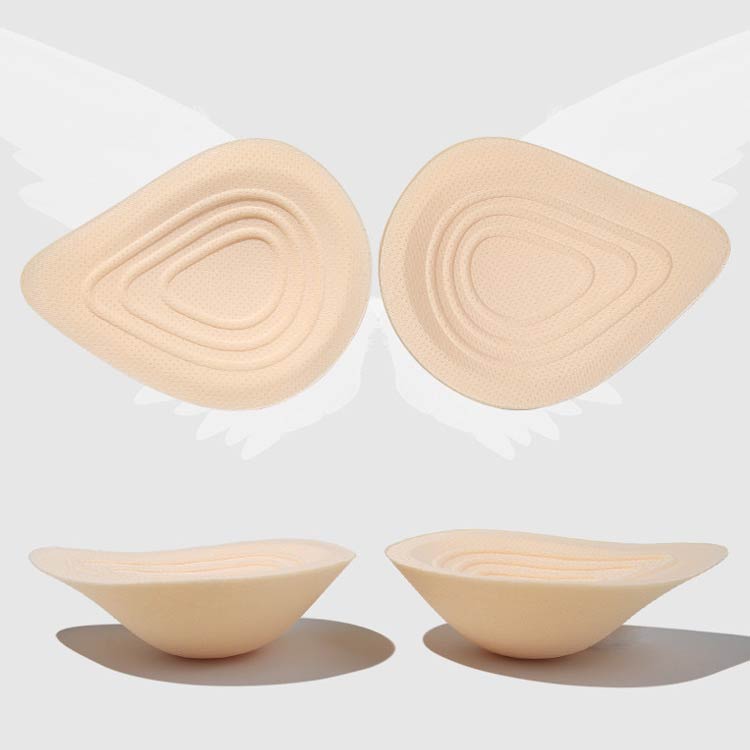 乳がん用 乳がんパッド 乳がんパット 空洞パッド大 全摘 温存 2枚組 乳がん ボディメイク パット 肩こり パッド 乳がんパッド 乳がん専用 2枚組 人工乳房 乳癌 前 全摘 再建 術後 補整 手術後 軽量フルカップ 後 補正 ichigoichi39-10002251 トゥモロードレッシング サンプル画像2