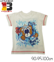 【2023年春夏】【LITTLE BEAR CLUB】リトルベアークラブプリント半袖Tシャツ(レッド)【90/95/100】