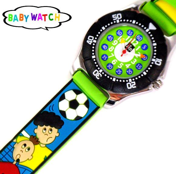 【BABY WATCH】ベビーウォッチジップザップ子供用腕時計【サッカー】【雑貨】