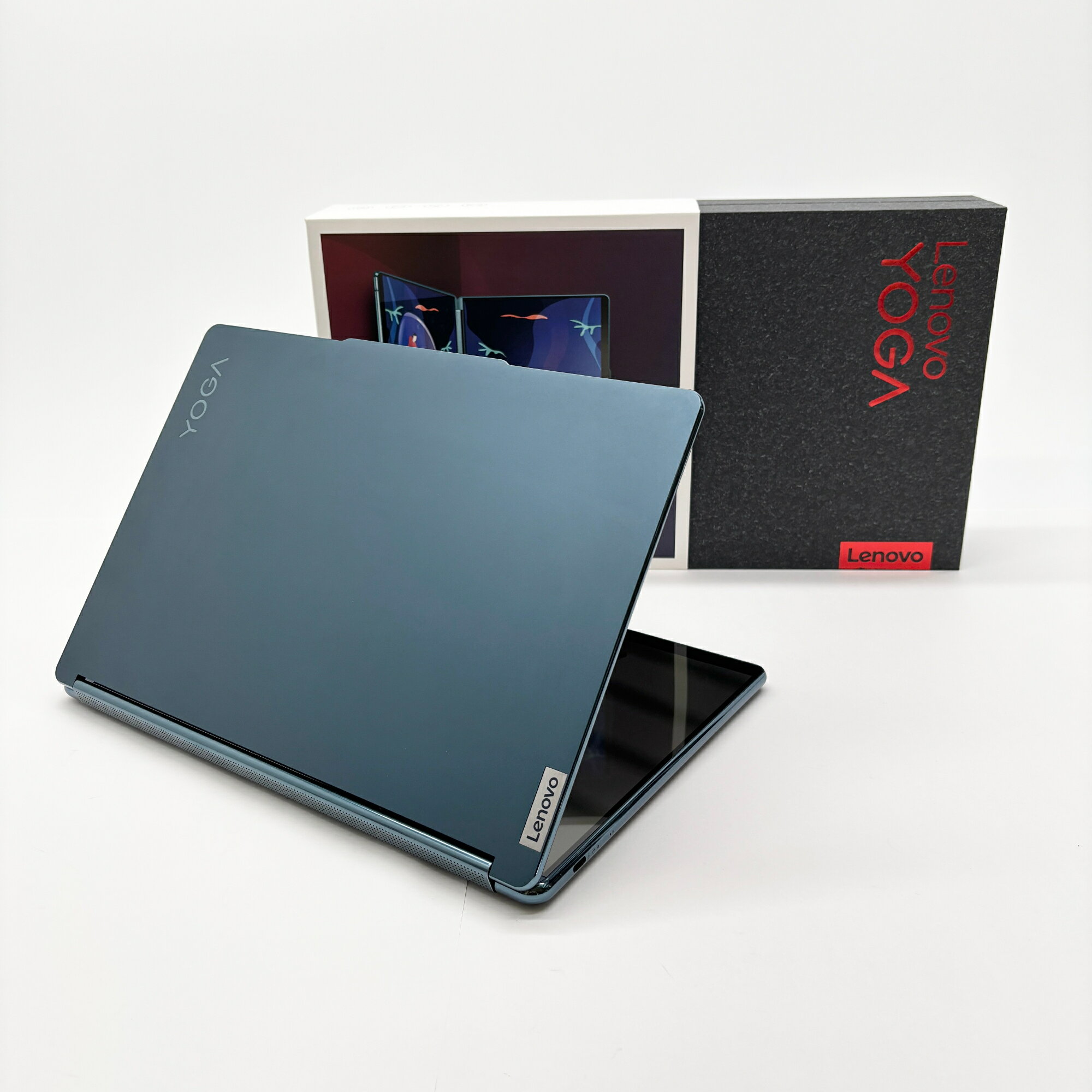 美品 Lenovo YogaBook 9i 13IRU8 Gen 8 i7 1355U 16GB SSD 1TB Windows11Home カラー:タイダルティール バッテリー最大容量93% 2画面