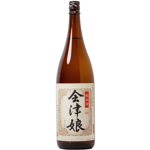 日本酒 会津娘 純米酒 1800ml 橋庄作酒造店 福島 ギフト プレゼント(4519836611015)