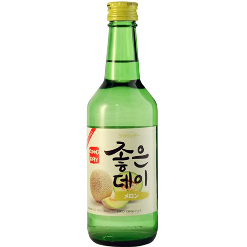 韓国焼酎 ジョウンデー メロン 360ml 13.5度 ムハク ジョウンデイ ウリスル 韓ドラ 韓国 ギフト プレゼント(8801100130367)