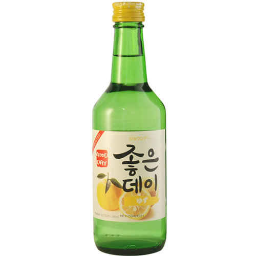 韓国焼酎 ジョウンデー イエロー ゆず 360ml 13.5度 ムハク ジョウンデイ ウリスル 韓ドラ 韓国 ギフト プレゼント(8801100128838)
