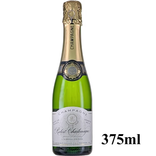 ハーフ ロベール シャルルマーニュ ブリュット レゼルヴ ブラン ド ブラン 375ml フランス シャンパーニュ スパークリング 白ワイン ギフト プレゼント