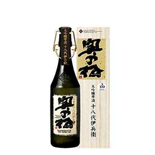 お酒 日本酒 福島 奥の松 大吟醸雫酒 十八代伊兵衛 720ml 金賞受賞蔵　ギフト プレゼント(4964838999201)