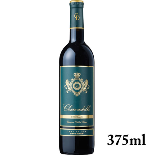ハーフ 赤ワイン クラレンドル ルージュ 375ml フランス ボルドー　ギフト プレゼント(3760136185947)