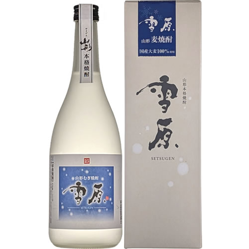樂天商城 - 麦焼酎 古澤酒造 雪原 麦 720ml 25度 山形 本格焼酎　ギフト プレゼント(4983394002224)