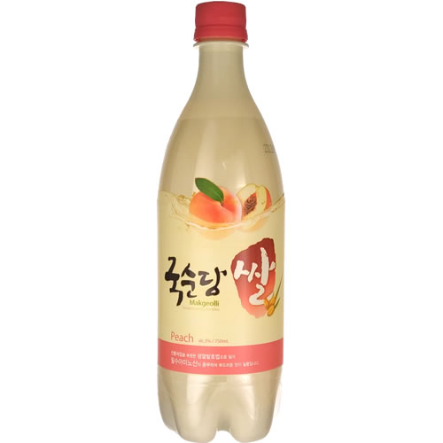 韓国 マッコリ 麹醇堂 米マッコリ もも 750ml 3度【20個まで1個口配送可能】韓ドラ　ギフト プレゼント(8802521894746)