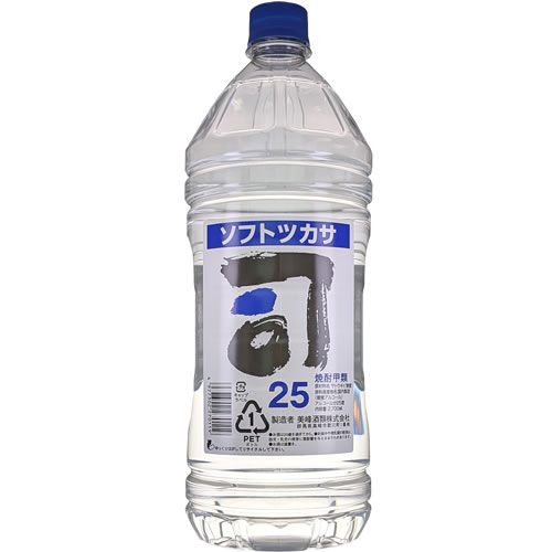 【焼酎甲類大容量】ソフトツカサ 2700ml 25度 司 ペット 美峰酒類 群馬【6個まで1個口配送可能】　ギフト プレゼント(4977302270119)