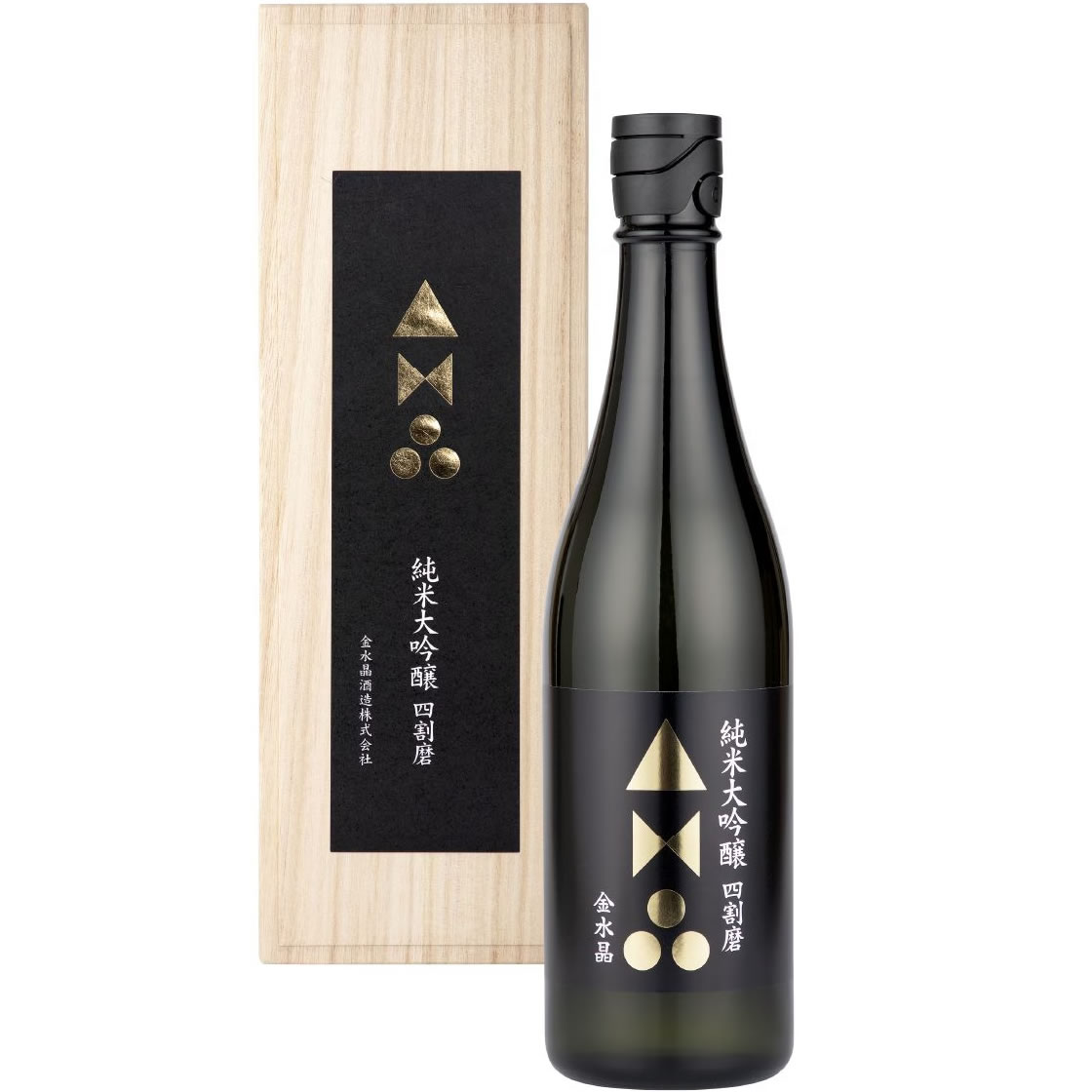金賞受賞酒 金水晶 純米大吟醸 四割磨 720ml 金水晶酒造 福島 日本酒 令和7年酒造年度全国新酒鑑評会　ギフト プレゼント(4941006116110)