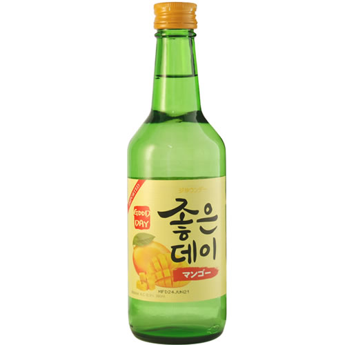 韓国焼酎 ジョウンデー マンゴー 360ml 12.5度 ムハク ジョウンデイ ウリスル 韓ドラ 韓国 ギフト プレゼント(8801100131043)