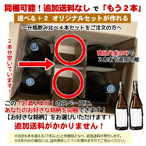 日本酒 セット 1800ml×4本 飲み比べ 秋田地酒4本セット 夢の競宴 ※リサイクル箱での発送となります 送料無料(一部地域除く)　ギフト プレゼント ichiishop-10005216 ワイン紀行 サンプル画像2