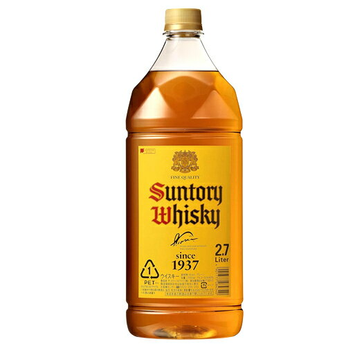 サントリー ウイスキー 角瓶 2700ml 40度 ペットボトル 6個まで1個口配送可能 ギフト プレゼント(4901777284340) サントリー ウイスキー 角瓶 2700ml 40度 ペットボトル 6個まで1個口配送可能 ギフト プレゼント(4901777284340)