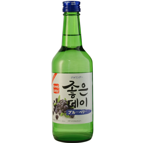 韓国焼酎 ジョウンデー ブルー ブルーベリー 360ml 13.5度 ムハク ジョウンデイ ウリスル 韓ドラ 韓国 ギフト プレゼント 8801100128845 