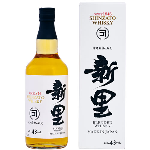 新里 WHISKY 700ml 43度 新里酒造 沖縄 ブレンデッドウイスキー 泡盛　ギフト プレゼント（4957494031088）