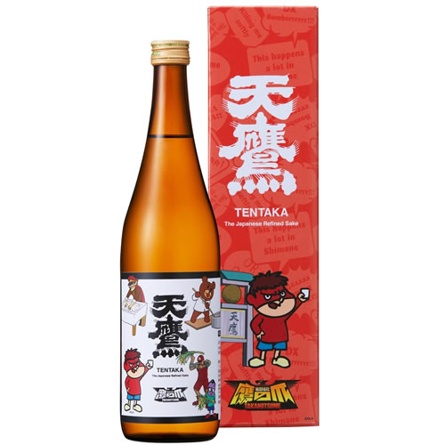 鷹の爪団コラボ 日本酒 天鷹 辛口 特別本醸造 720ml 栃木 ギフト プレゼント(4989710212377)