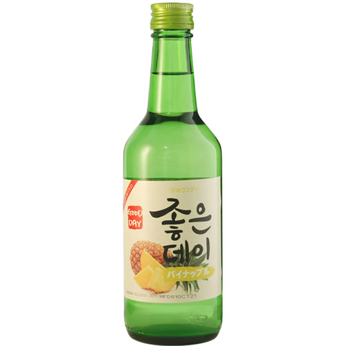 韓国焼酎 ジョウンデー パイナップル 360ml 13.5度 ムハク ジョウンデイ ウリスル 韓ドラ 韓国　ギフト..