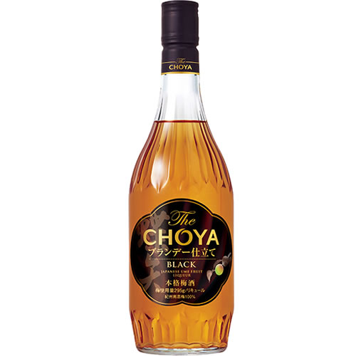 チョーヤ The CHOYA ブランデー仕立て BLACK 700ml 14度 ザ・チョーヤ 本格梅酒 リキュール ギフト プレゼント(4905846118529)