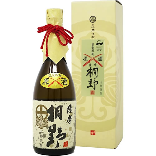 超希少な限定焼酎 薩摩桐野の珍しい原酒です。 麹米に山田錦を使用。 原酒ならではの力強い味わいと香りをお楽しみいただけます。 ■アルコール度数：37度 ■原材料：さつまいも（南薩摩産　黄金千貫）、米麹（国産　山田錦）使用 ■特性：白麹仕込み・甕仕込み・甕壷貯蔵