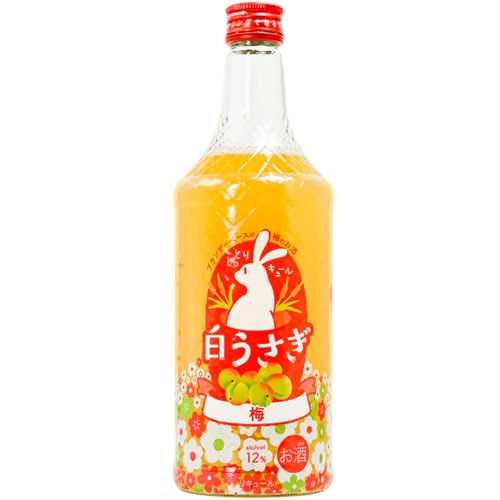 梅の旨みと酸味が心地よく調和。 まろやかですっきりとした梅リキュールです。 日本神話「因幡の白兎」の舞台・鳥取で生まれた果実のお酒。 縁結びと幸運の象徴・白うさぎに願いを込めました。 ■原材料：梅（国産）、梅酒、ブランデー、糖類/酸味料 ブランデー仕込みで仕上げており、しっかりとしたコクと深みが特徴です。 ブランデーのリッチな香りと風味が広がるリキュールで、カクテルやソーダ割りはもちろん、アイスやヨーグルトにかけたり、フルーツと合わせたりと、色んなアレンジを楽しめるのも魅力です。 リキュール初心者の方でも、気軽に味わえるまろやかな飲み口です。 パッケージは、因幡の白兎にちなんだ白うさぎをポイントにした可愛らしいデザインで、どこか懐かしいレトロ感も演出。 色とりどりのカラフルな見た目は、選ぶ楽しさも味わえます。 季節の贈り物やちょっとしたギフトとしてもおすすめです。
