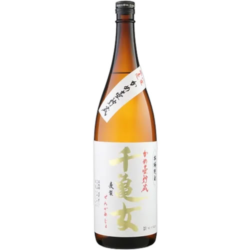 樂天商城 - むぎ焼酎 若潮酒造 かめ壺仕込 千亀女 麦 1800ml 25度 鹿児島 本格麦焼酎　ギフト プレゼント(4963772251062)