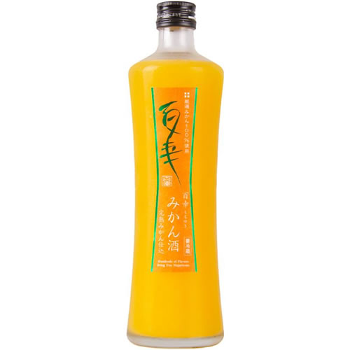 クール代込 栄光冨士 百幸 ももゆき みかん酒 500ml 7度 冨士酒造 山形 リキュール 要冷蔵　ギフト プ..