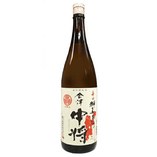 日本酒 鶴の江酒造 会津中将本醸造 辛口 獅子おどり 1800ml 福島　ギフト プレゼント(4980003020310)