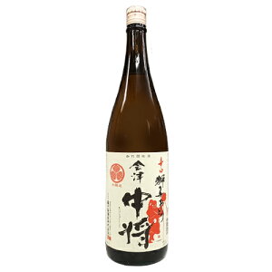 日本酒 鶴の江酒造 会津中将本醸造 辛口 獅子おどり 1800ml 福島 ギフト プレゼント(4980003020310)