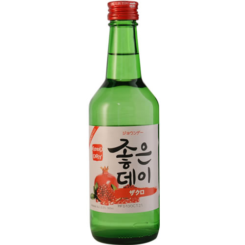 韓国焼酎 ジョウンデー レッド ザクロ 360ml 13.5度 ムハク ジョウンデイ ウリスル 韓ドラ 韓国 ギフト プレゼント(8801100128821)