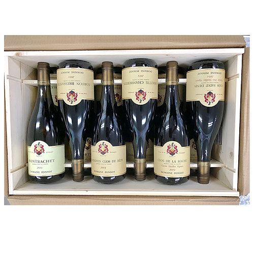 ドメーヌ・ポンソ グランクリュ 12本アソート[2014] 特級 セット 750ml×12 送料無料(一部地域除く)　ギフト プレゼント