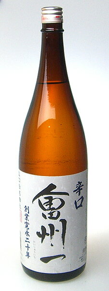 日本酒 山口合名会社 会州一 辛口 1800ml　ギフト プレゼント(4985149000257)