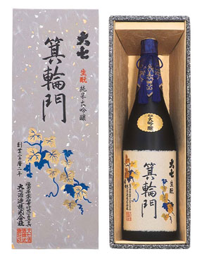 【大七酒造】箕輪門 純米生もと大吟醸 1800ml 福島県ブランド認証産品 ギフト プレゼント 4965417280017 