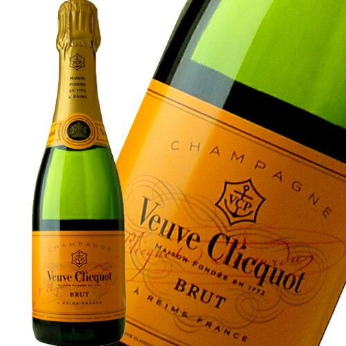 シャンパン ヴーヴ クリコ ブリュット 375ml ハーフ フランス シャンパーニュ ギフト プレゼント(3049610004203)