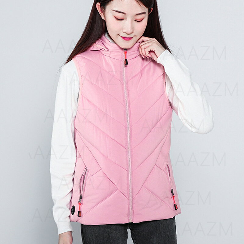 電熱ベスト レディース メンズ 電熱ウェア 袖無し フード付き おしゃれ 中綿 電気ベスト 11箇所発熱 USB給電式 バッテリー付き 薄手 ヒーター付きベスト 暖かい 防寒 3段階温度調節 加熱ベスト バイク ライダース 通勤 勤務 仕事 釣り ゴルフ 屋外作業着 男女兼用 発熱ベス