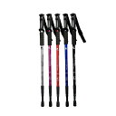 2本セット トレッキングポール おしゃれ 軽量 アルミ製 伸縮 63cm〜135cm 登山杖 I型 2本 ウォーキングポール 高さ調整 キャップ付き トレッキン...