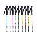 2本セット トレッキングポール おしゃれ 伸縮 63cm~135cm アルミ製 軽量 登山杖 I型 2本 ウォーキングポール 高さ調整 キャップ付き トレッキング 登山用杖 介護 看護 補助 歩行 ストック 高齢者 男女兼用 登山ポール 護身 防衛 便利グッズ アウトドア ステッキ 登山グッズ