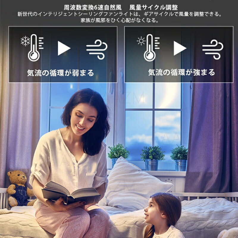 シーリングファンライト LED 薄型 北欧 おしゃれ 6畳 8畳 10畳 天井照明器具 シーリングライト ファン付き リビング ダイニング サーキュレーター 静音 花形 シーリングファン 天井ライト 寝室用 循環扇 dcモーター 風速6段階 調光調温 リモコン付 APPアプリ操作 天井扇風機