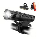 自転車ライト LED 後付け USB充電式 ヘッドライト テールライト バイクライト 明るい 防水 前後セット ロード自転車 テールランプ 照明器具 災害 防災...