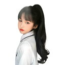 ウィッグ 部分 女性 ポニーテール 巻き髪 ロング レディース エクステンション カール 自然 小顔効果 可愛い おしゃれ 脱毛 白髪隠す コスプレ 結婚式 髪型 かぶるだけ ファッション ヘアウィッグ ブラック ライトブラウン ダークブラウン ウェーブ 30 40代 かつら 送料無料