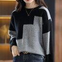 ニット レディース トップス ニットウェア セーター 長袖 コットン ゆったり クルーネック 大きいサイズ 秋服 アウター 冬 春 秋 秋冬 防寒 おしゃれ 安...
