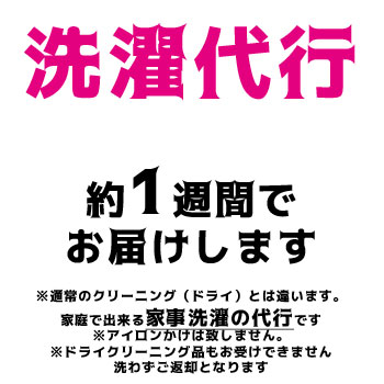 洗濯代行　※北海道限定