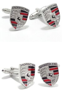 porscheポルシェロゴカフスカフスボタンカフリンクス