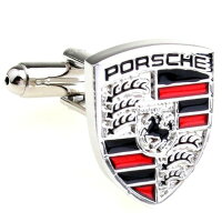 porscheポルシェロゴカフスカフスボタンカフリンクス