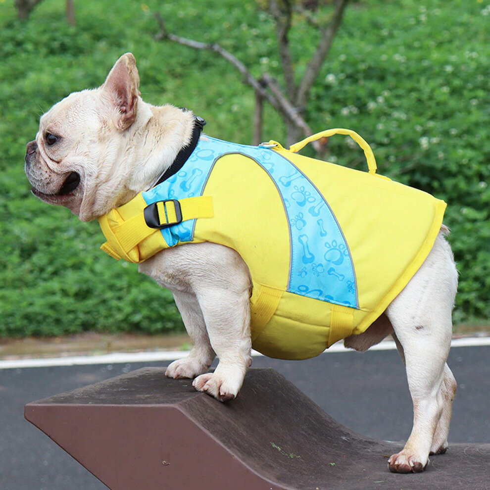 ドッグ ライフジャケット『小型犬〜中型犬～大型犬』ペット用　フローティングベスト 救命胴衣 ハーネス