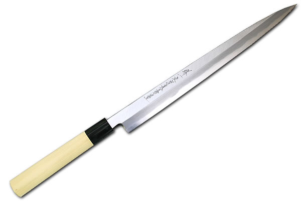 【名入れ無料・送料無料】堺一文字光秀 青鋼 本霞 ふぐ引き包丁 240mm 【名入れ即日可能】 包丁 堺刃物 青鋼 キッチン 送料無料 本刃付け無料 ギフト包装無料 プレゼント 贈り物 結婚祝い