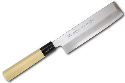【名入れ無料・送料無料】堺一文字光秀 モリブデン鋼 江戸薄刃包丁 180mm 【名入れ即日可能】 包丁 堺刃物 キッチン 薄刃 送料無料 本刃付け無料 ギフト包装無料 プレゼント 贈り物 結婚祝い