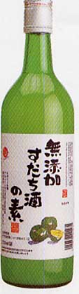 【酢橘】無添加すだち酒の素 1800ml [1477]